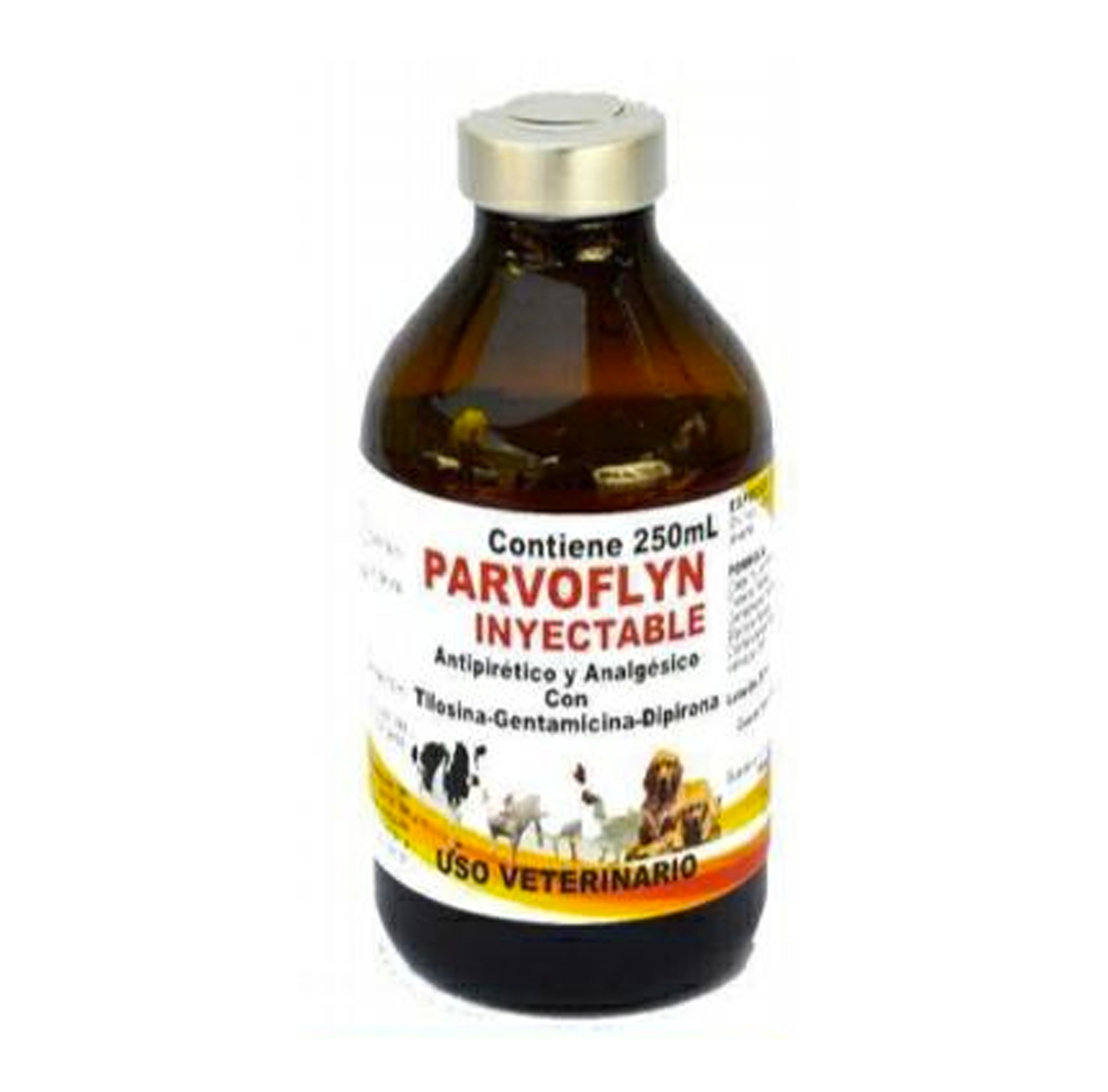 parvoflyn inyectable infecciones tracto intestinal respiratorio